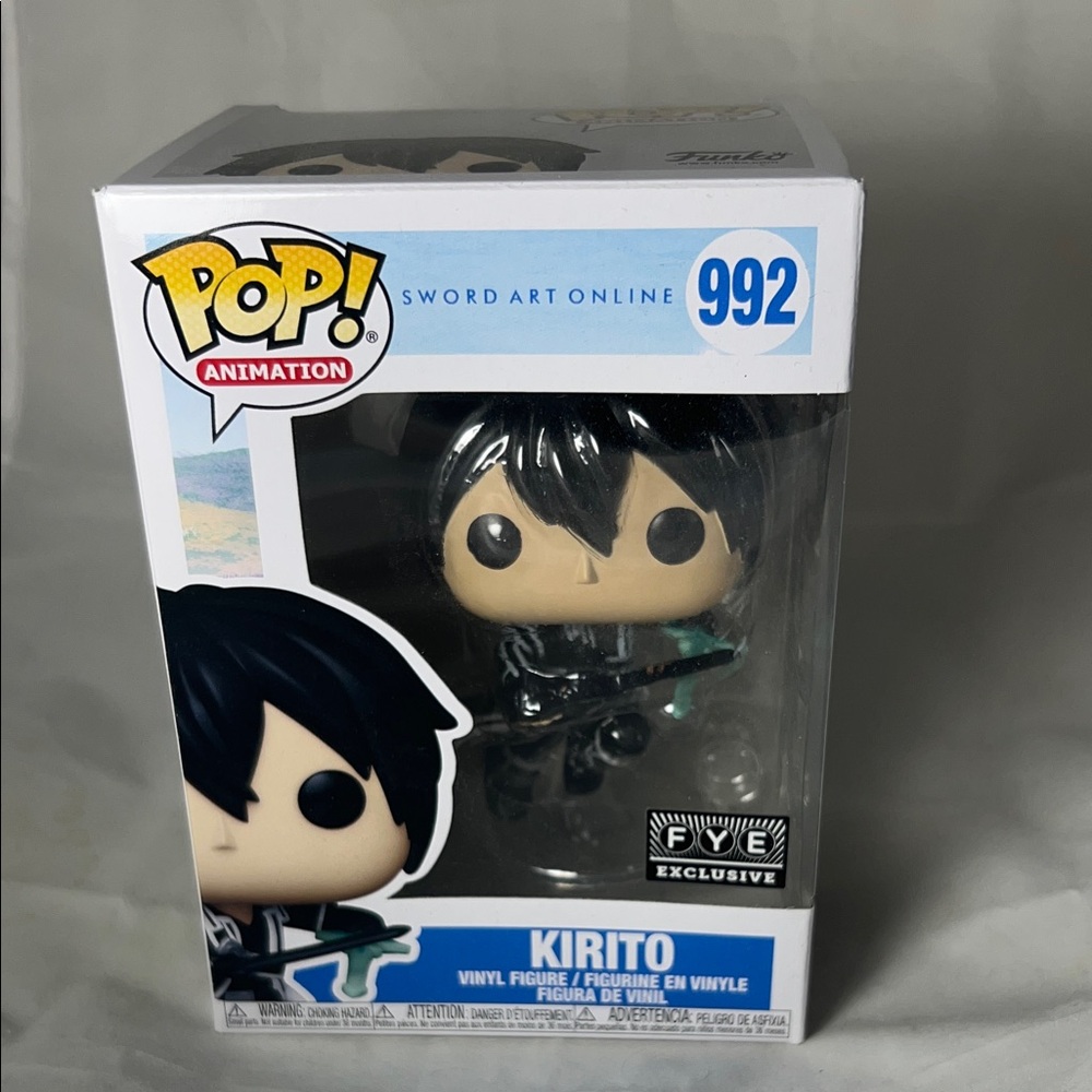 Funko Pop Sword Art Online Kirito 992 FYE Exclusive